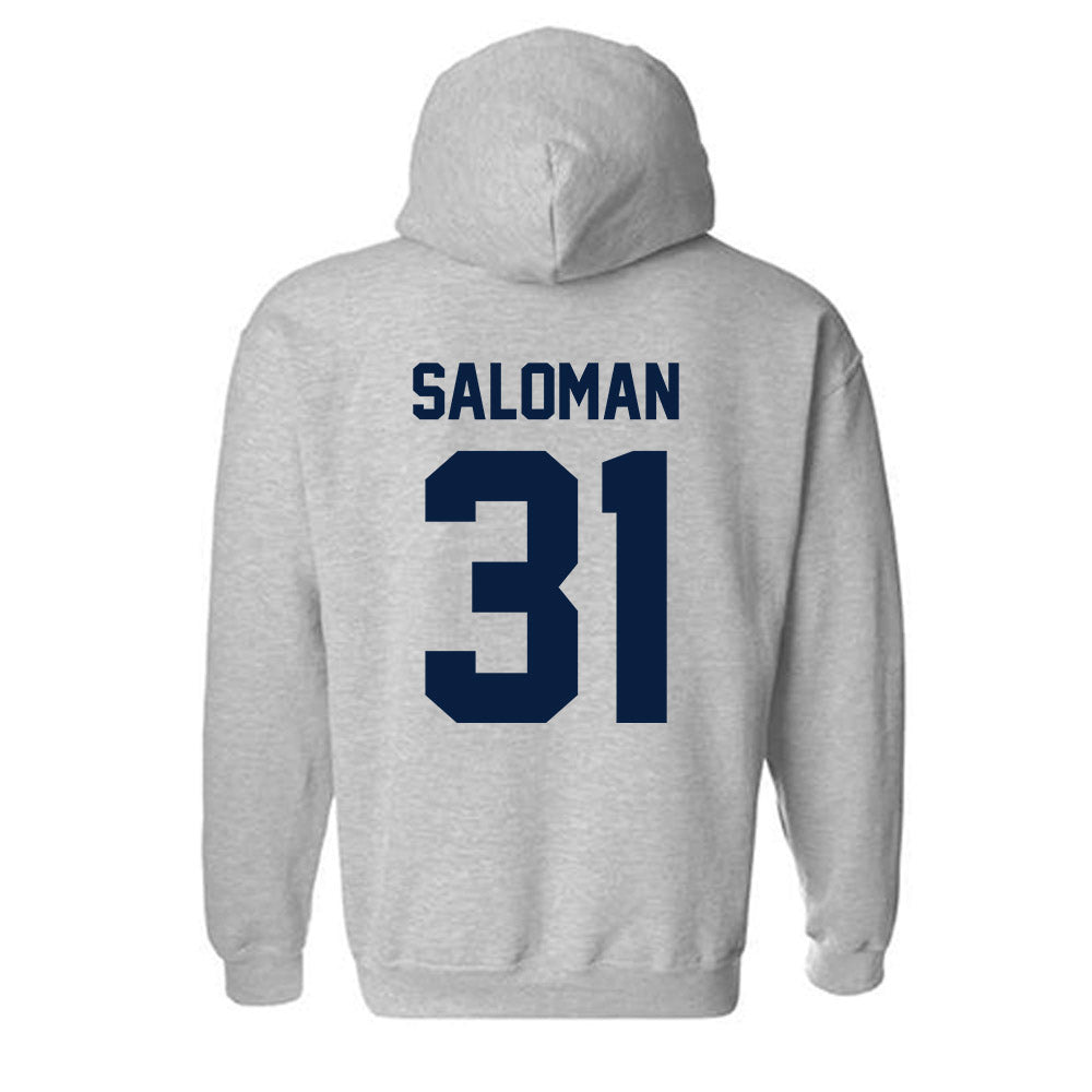 Nevada - NCAA Baseball : Logan Saloman - Classic Shersey Hooded Sweatshirt-1