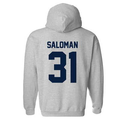 Nevada - NCAA Baseball : Logan Saloman - Classic Shersey Hooded Sweatshirt-1