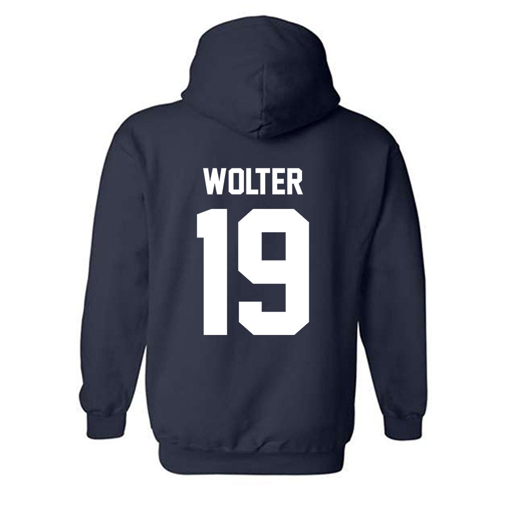 Nevada - NCAA Football : Anthony Wolter - Classic Shersey Hooded Sweatshirt-1