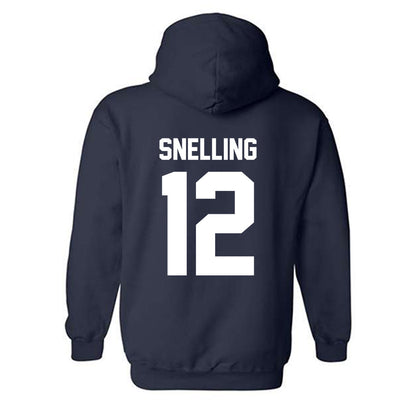 Nevada - NCAA Football : Bryson Snelling - Classic Shersey Hooded Sweatshirt-1