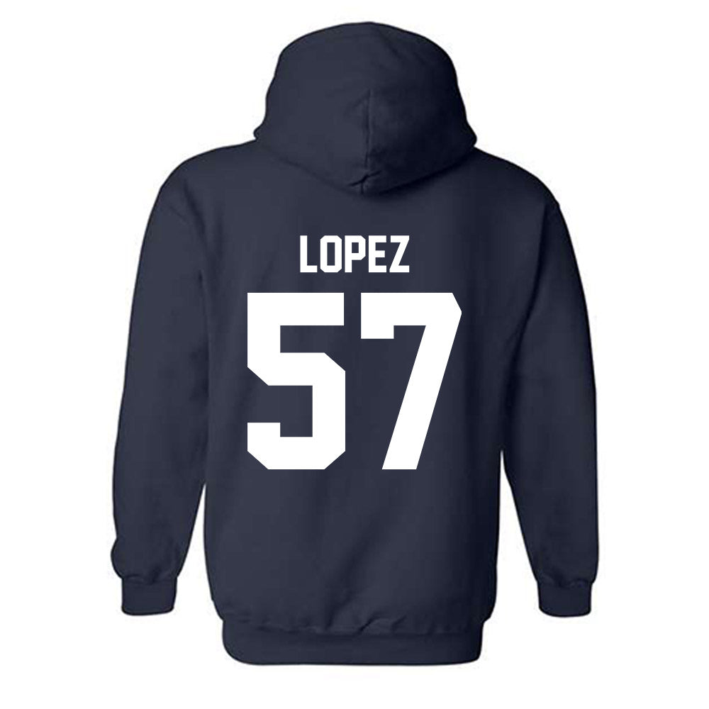 Nevada - NCAA Football : Dylan Lopez - Classic Shersey Hooded Sweatshirt-1