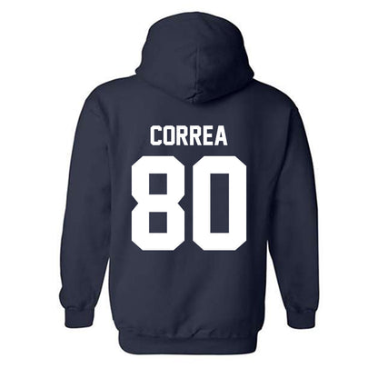 Nevada - NCAA Football : Johnathan Correa - Classic Shersey Hooded Sweatshirt-1