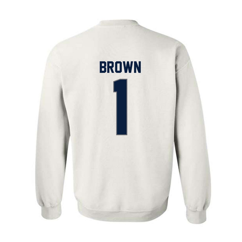 Nevada - NCAA Football : Jordan Brown - Classic Shersey Crewneck Sweatshirt-1