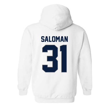 Nevada - NCAA Baseball : Logan Saloman - Classic Shersey Hooded Sweatshirt-1