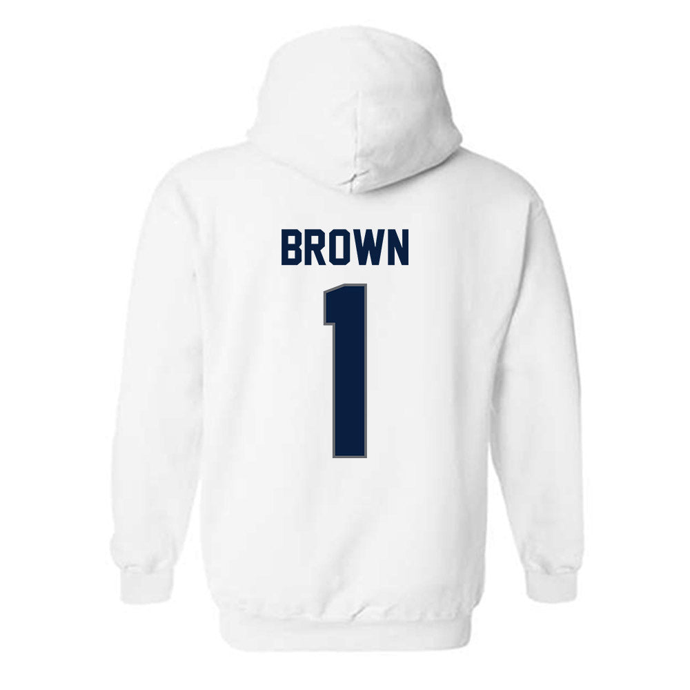 Nevada - NCAA Football : Jordan Brown - Classic Shersey Hooded Sweatshirt-1