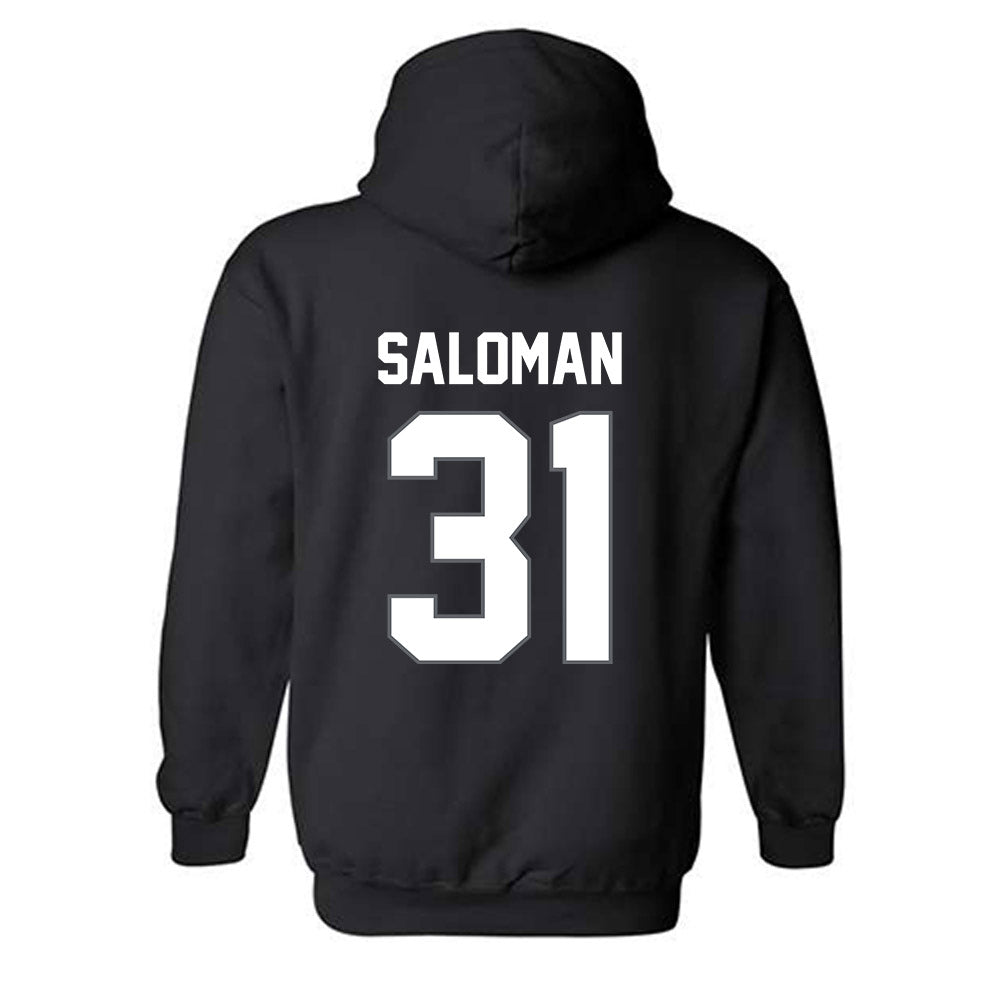 Nevada - NCAA Baseball : Logan Saloman - Classic Shersey Hooded Sweatshirt-1