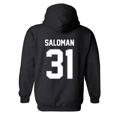 Nevada - NCAA Baseball : Logan Saloman - Classic Shersey Hooded Sweatshirt-1