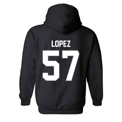 Nevada - NCAA Football : Dylan Lopez - Classic Shersey Hooded Sweatshirt-1