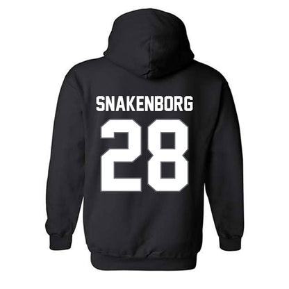 Nevada - NCAA Baseball : nate Snakenborg - Classic Shersey Hooded Sweatshirt-1