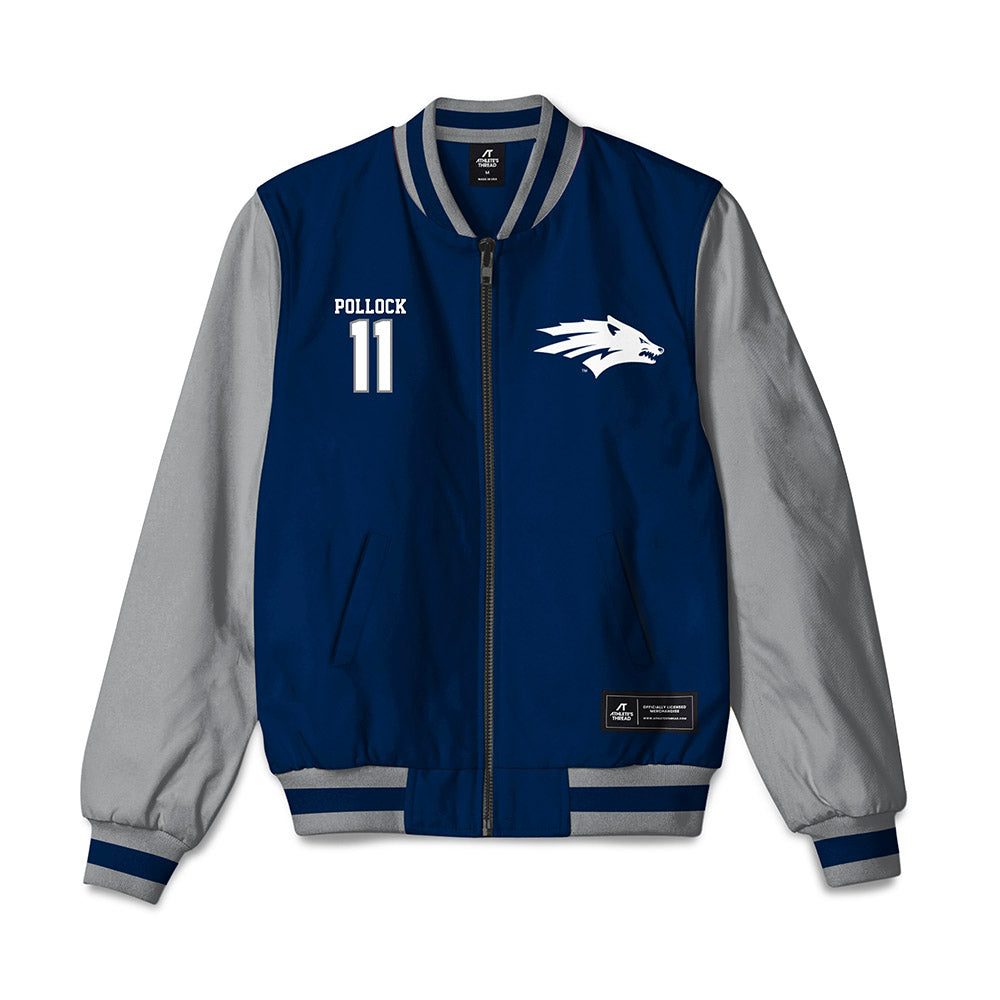 Nevada - NCAA Baseball : Aiden Pollock - Bomber Jacket-0