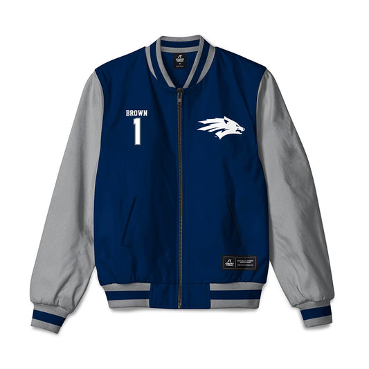 Nevada - NCAA Football : Jordan Brown - Bomber Jacket-0