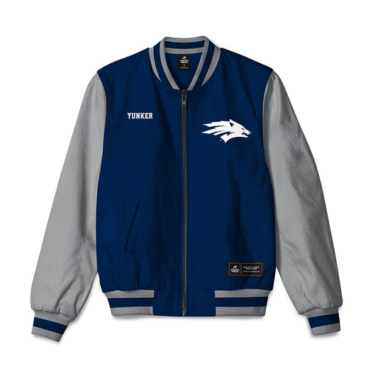 Nevada - NCAA Men's Cross Country : Edward Yunker - Bomber Jacket-0