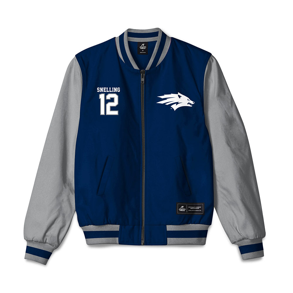 Nevada - NCAA Football : Bryson Snelling - Bomber Jacket-0