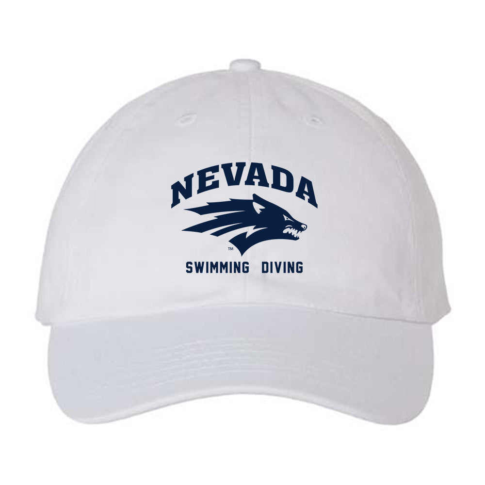 Nevada - NCAA Women's Swimming & Diving : sal vagg - Dad Hat-0