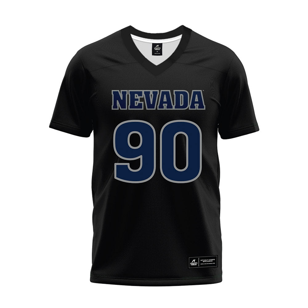 Nevada - NCAA Football : Ike Nnakenyi - Black Premium Football Jersey