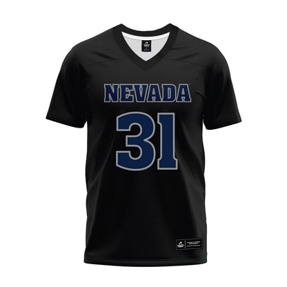 Nevada - NCAA Football : Avery Carrington - Black Premium Football Jersey