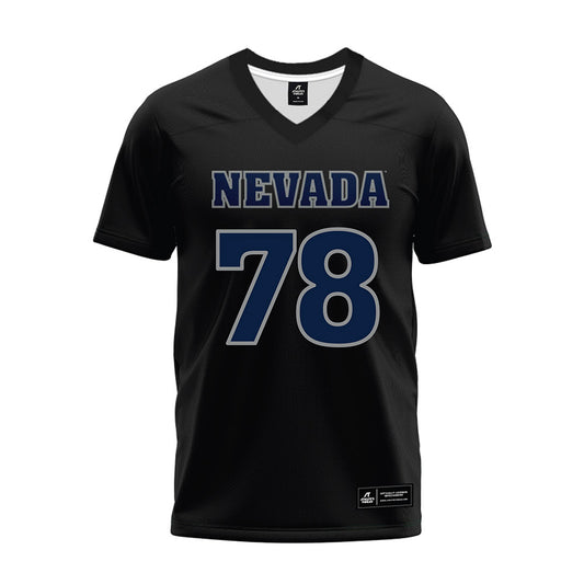 Nevada - NCAA Football : Andrew Madrigal - Black Premium Football Jersey