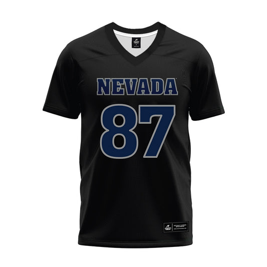 Nevada - NCAA Football : Oliver Stuart - Black Premium Football Jersey-0
