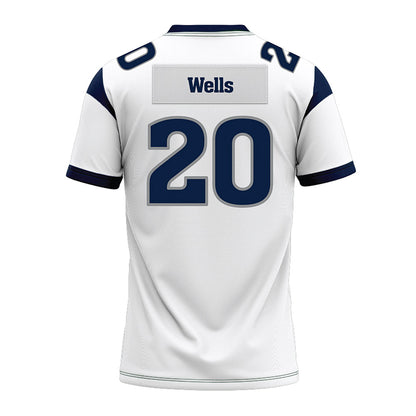 Nevada - NCAA Football : Cody Wells - White Premium Football Jersey-1