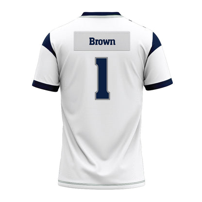 Nevada - NCAA Football : Jordan Brown - White Premium Football Jersey-1