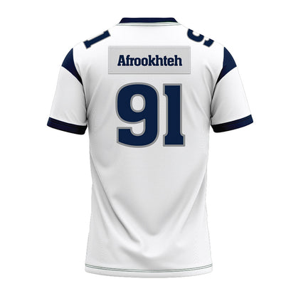 Nevada - NCAA Football : Kian Afrookhteh - White Premium Football Jersey