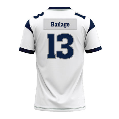 Nevada - NCAA Football : Jake Barlage - White Premium Football Jersey