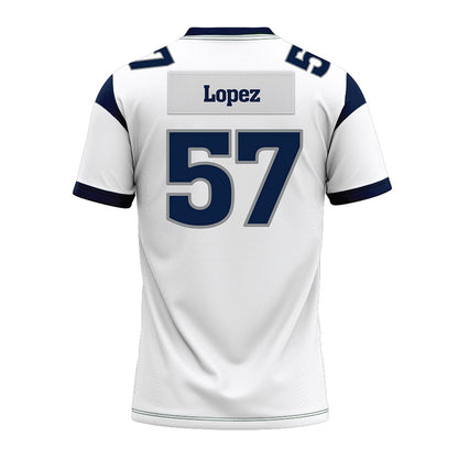 Nevada - NCAA Football : Dylan Lopez - White Premium Football Jersey-1