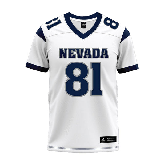 Nevada - NCAA Football : Trace Estes - White Premium Football Jersey