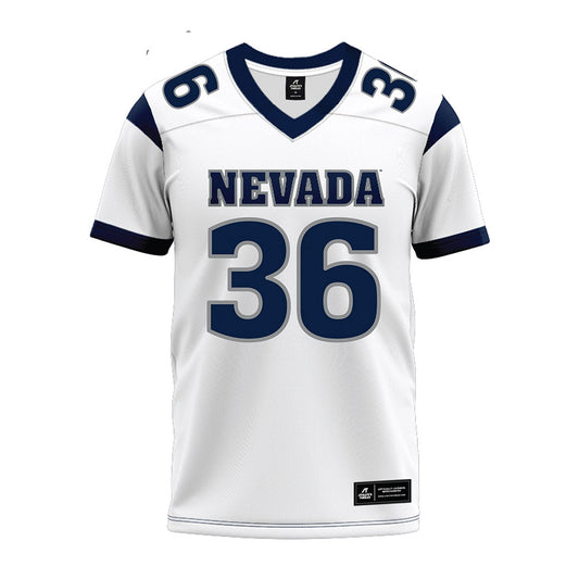 Nevada - NCAA Football : Isaiah Reed - White Premium Football Jersey-0