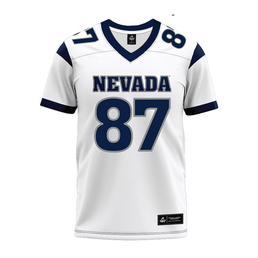 Nevada - NCAA Football : Oliver Stuart - White Premium Football Jersey-0