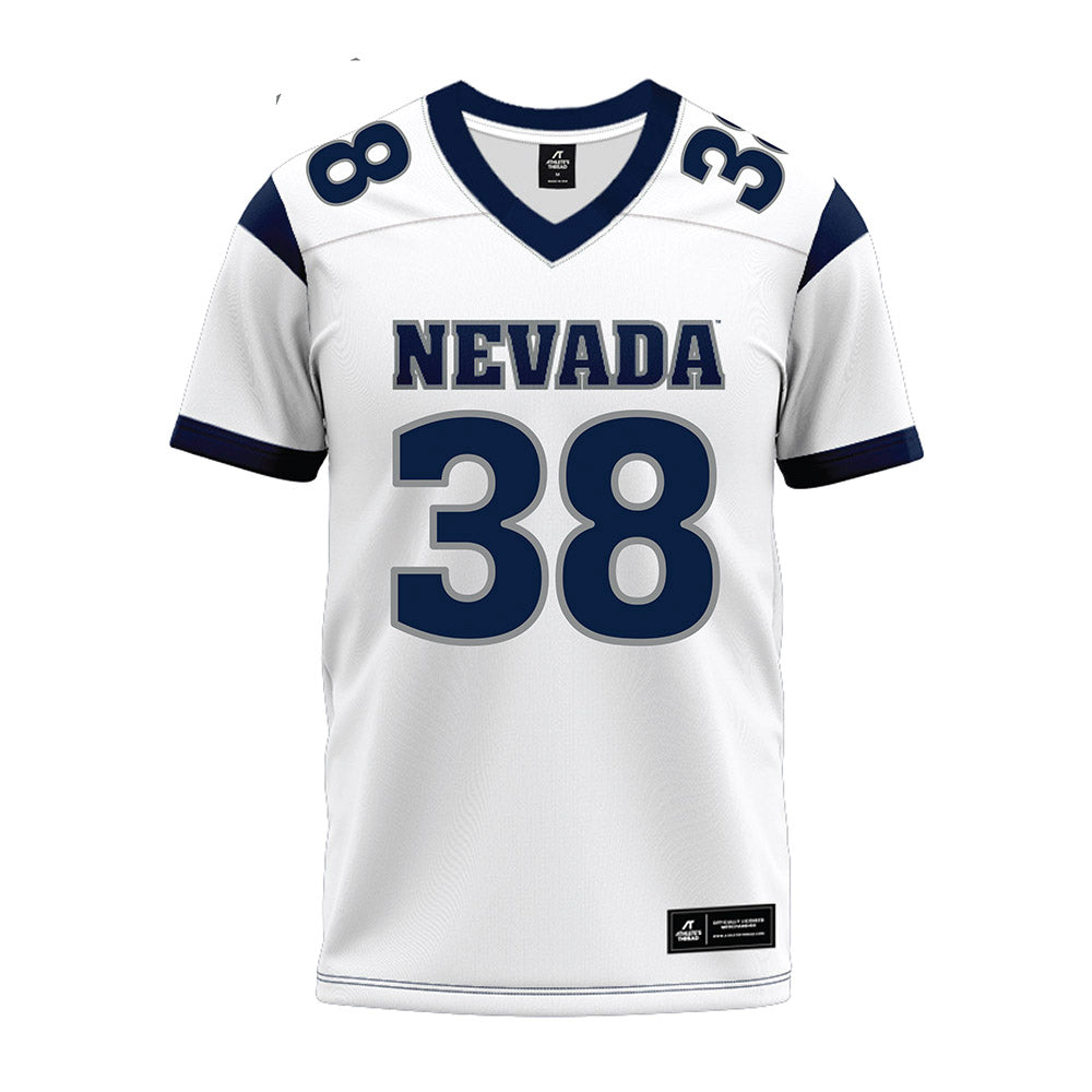 Nevada - NCAA Football : Eli Gilmour - White Premium Football Jersey