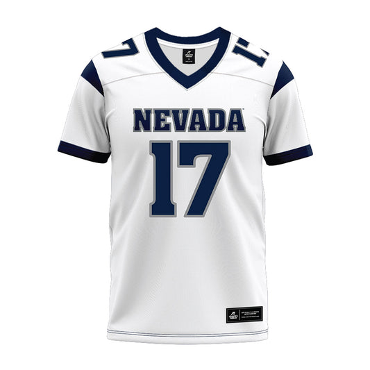 Nevada - NCAA Football : Zavien Abercrombie - White Premium Football Jersey-0
