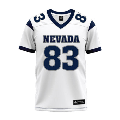 Nevada - NCAA Football : Aaron Smith - White Premium Football Jersey