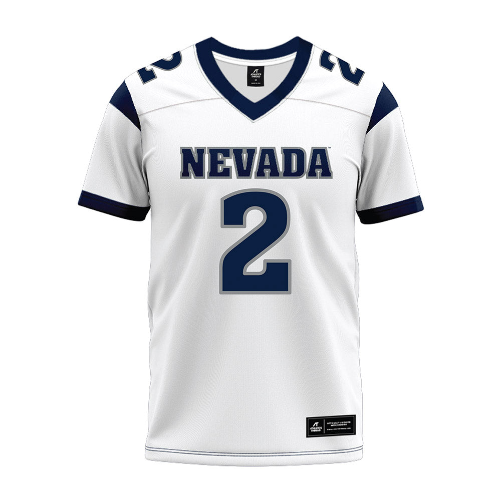 Nevada - NCAA Football : Herschel Turner Jr. - White Premium Football Jersey-0