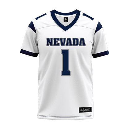Nevada - NCAA Football : Jordan Brown - White Premium Football Jersey-0