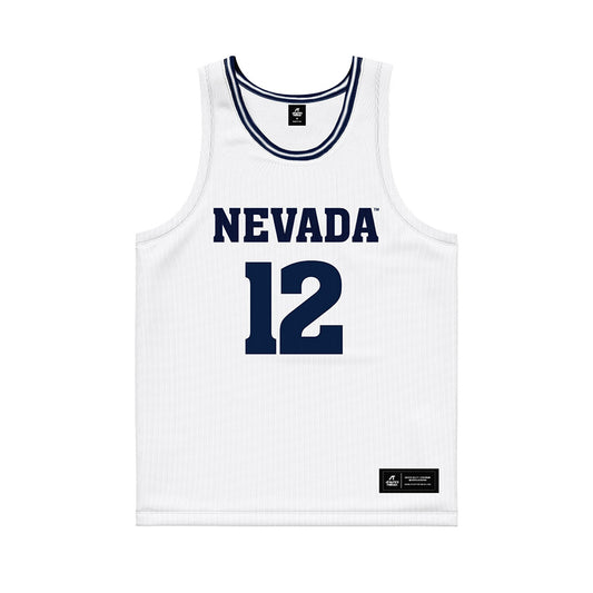 Nevada - NCAA Men's Basketball : Jeriah Coleman - White Basketball Jersey