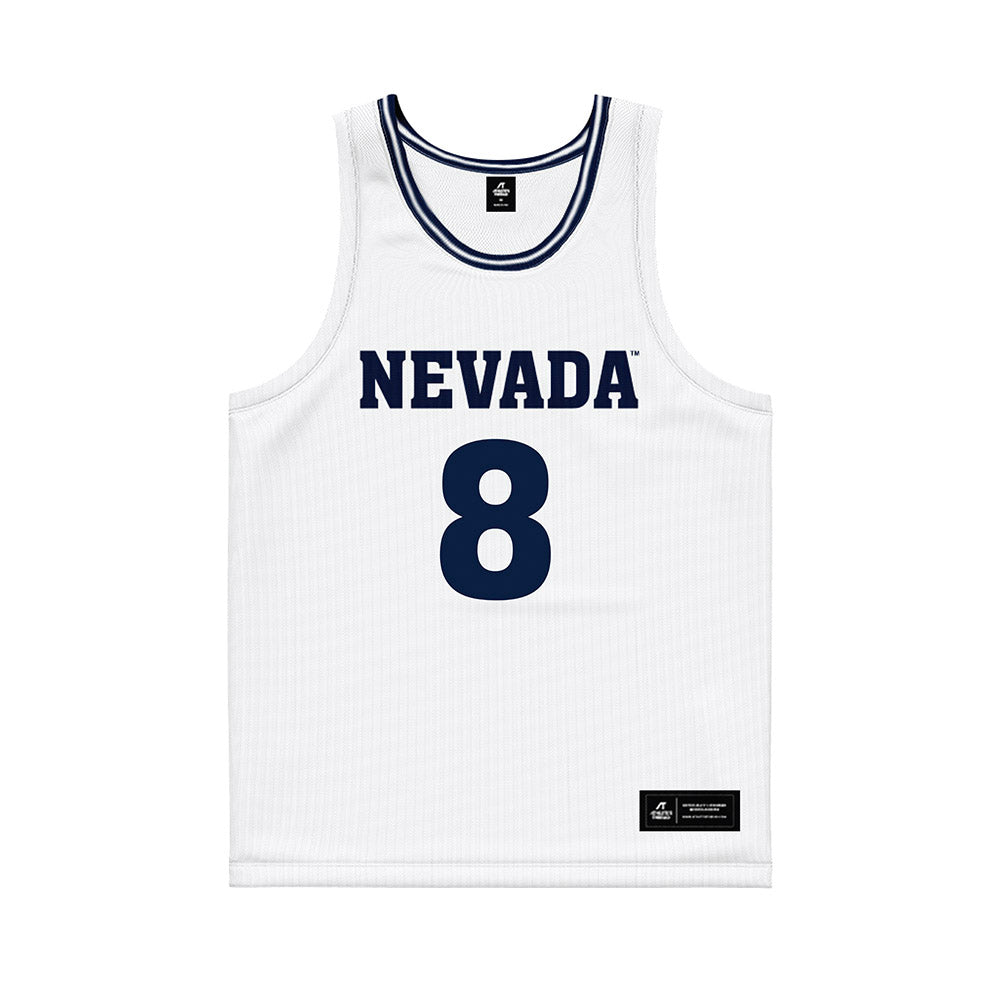 Nevada - NCAA Men's Basketball : Kobe Sanders - White Basketball Jersey