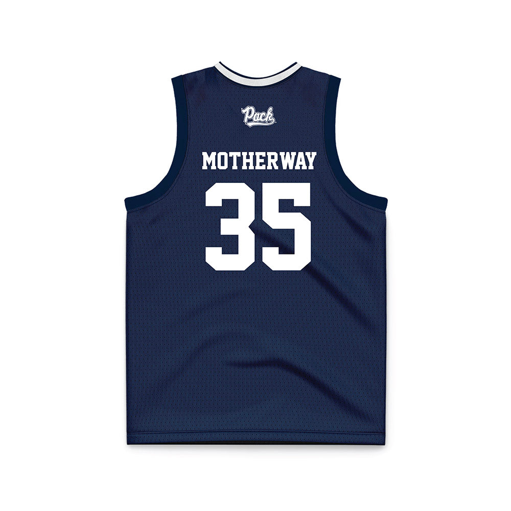  - NCAA Women's Basketball : Elle Motherway - Navy Basketball Jersey-1