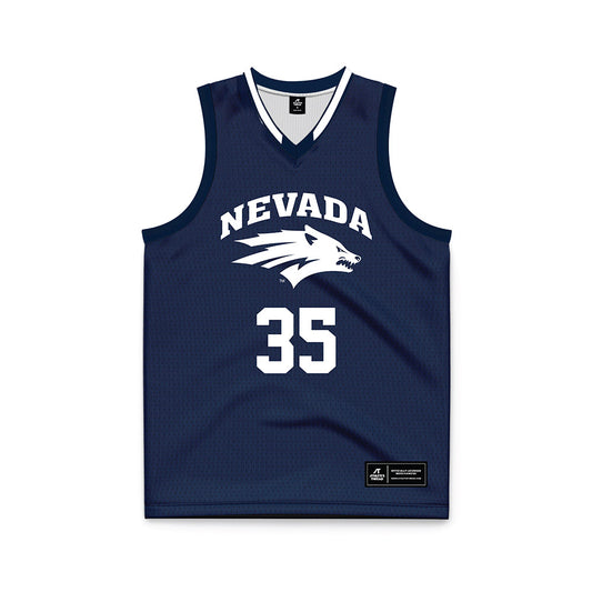 - NCAA Women's Basketball : Elle Motherway - Navy Basketball Jersey-0