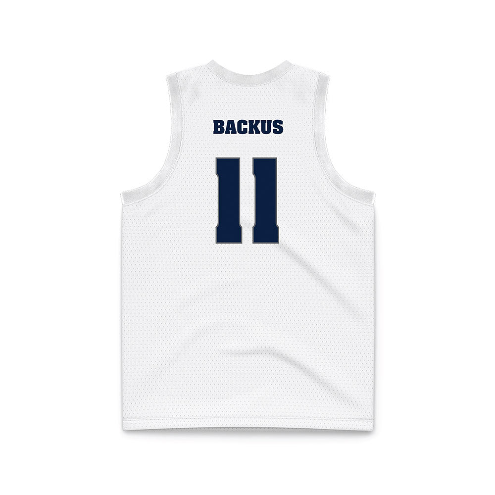 Nevada - NCAA Women's Basketball : Britain Backus - White Basketball Jersey-1