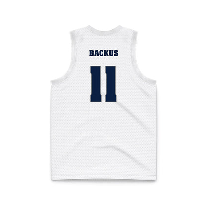 Nevada - NCAA Women's Basketball : Britain Backus - White Basketball Jersey-1