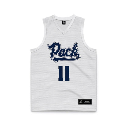 Nevada - NCAA Women's Basketball : Britain Backus - White Basketball Jersey-0