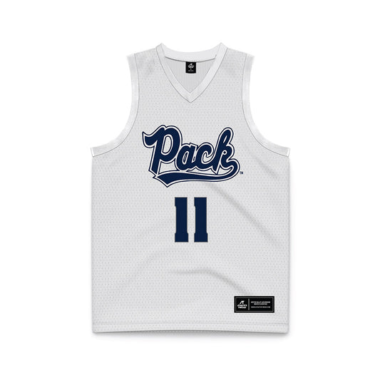 Nevada - NCAA Women's Basketball : Britain Backus - White Basketball Jersey-0