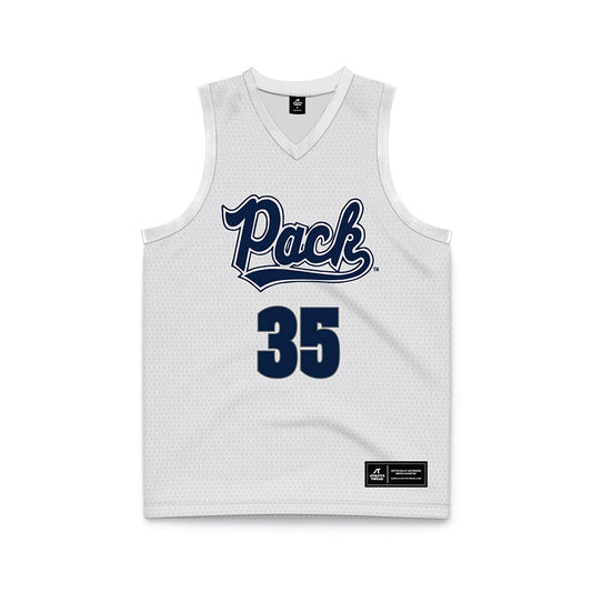  - NCAA Women's Basketball : Elle Motherway - White Basketball Jersey-0