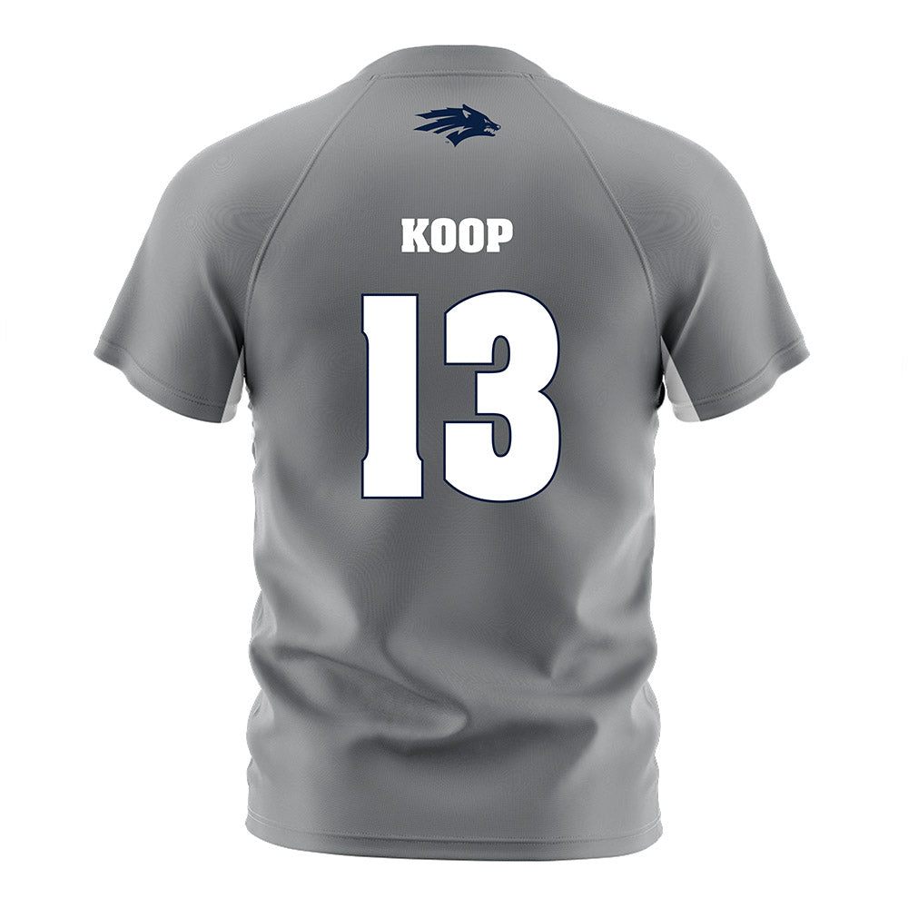 Nevada - NCAA Women's Soccer : Olivia Koop - Grey Soccer Jersey-1