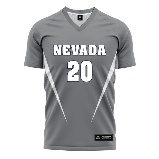 Nevada - NCAA Women's Soccer : Rylee Husted - Grey Soccer Jersey