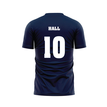 Nevada - NCAA Women's Soccer : Gianna Hall - Navy Soccer Jersey