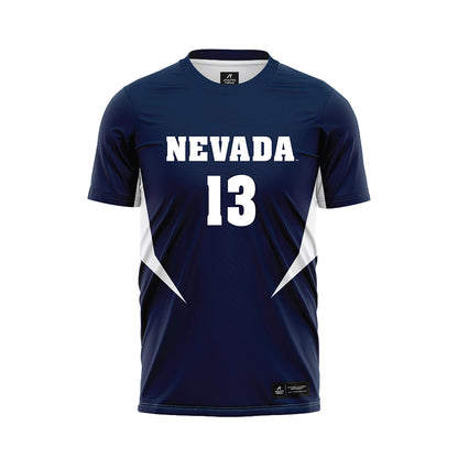 Nevada - NCAA Women's Soccer : Olivia Koop - Navy Soccer Jersey-0