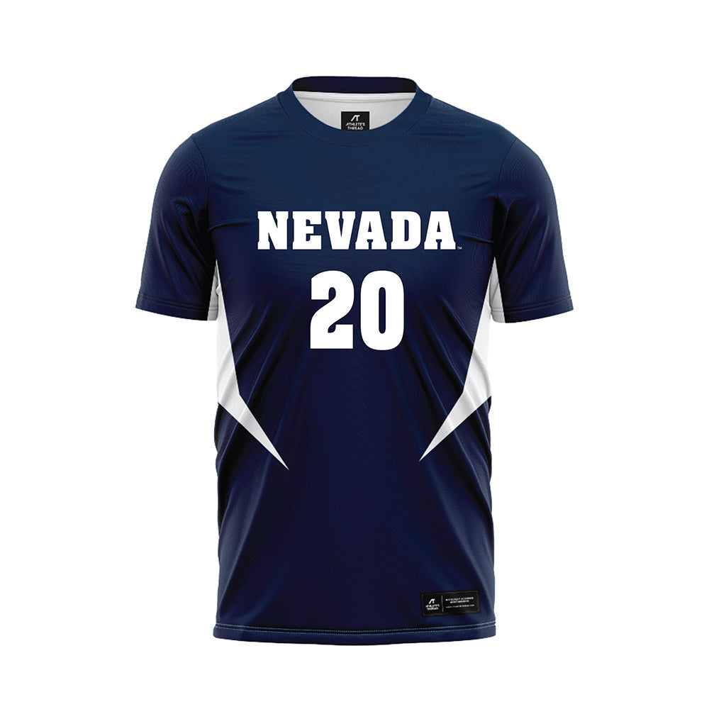 Nevada - NCAA Women's Soccer : Rylee Husted - Navy Soccer Jersey