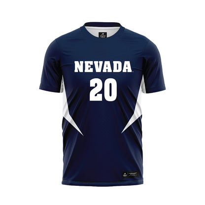 Nevada - NCAA Women's Soccer : Rylee Husted - Navy Soccer Jersey